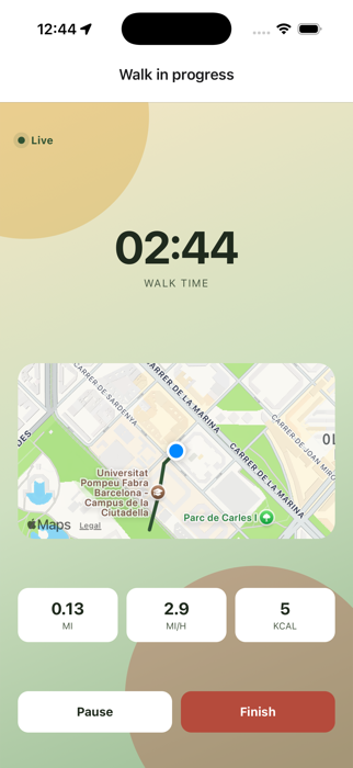 Live walk