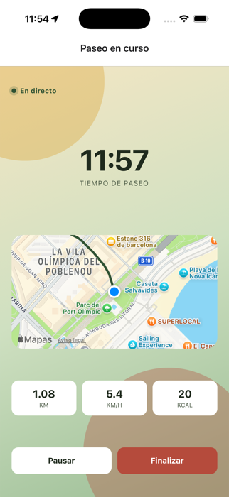 Paseo en directo
